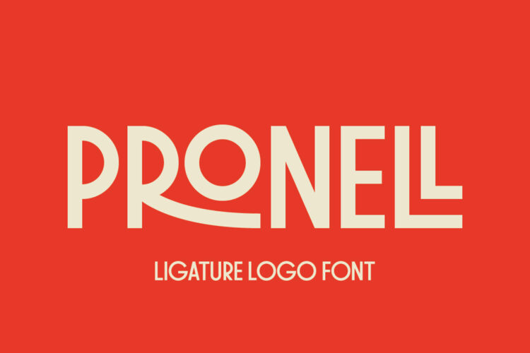 Pronell – Modern Retro Display Font