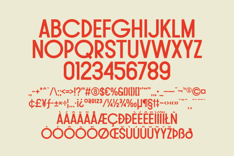 Pronell – Modern Retro Display Font