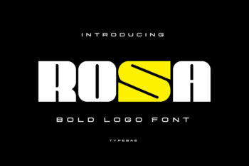 Rosa Bold Logo Font