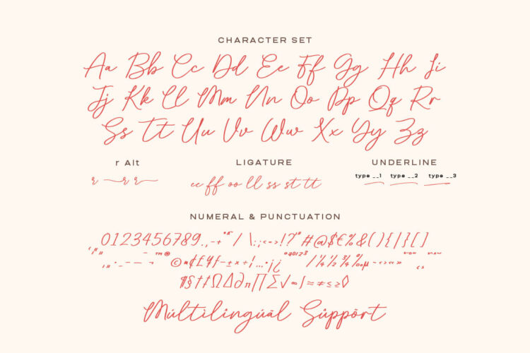 Your Love - Romantic Wedding Font