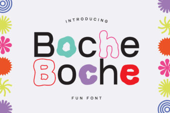 Boche - Mixable Fun Font