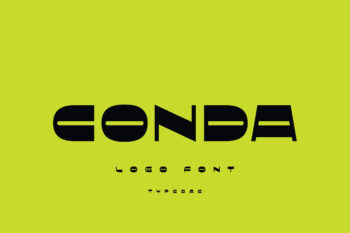 Conda Logo Font