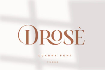 Drose - Modern luxury Serif Font