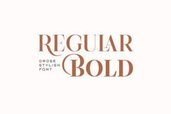 Drose - Modern luxury Serif Font