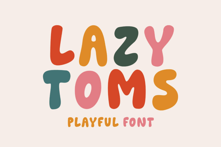 Lazy Toms Playful Font