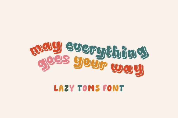 Lazy Toms Playful Font