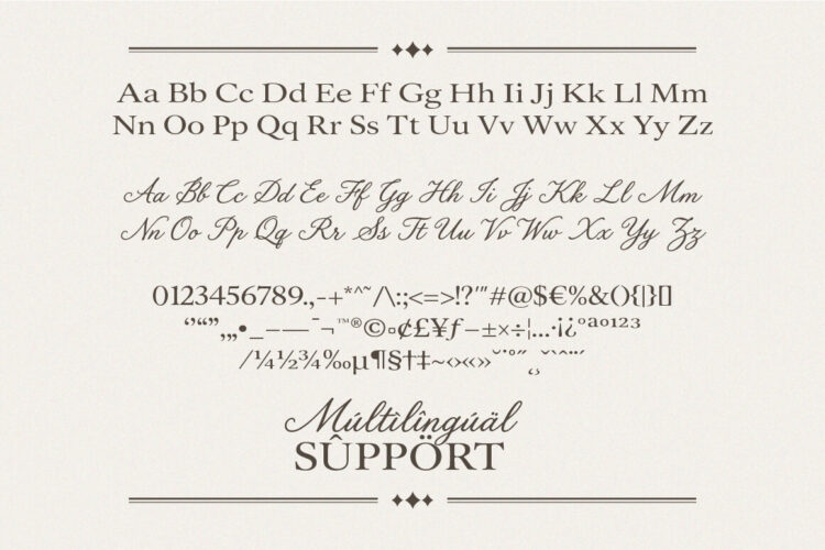 Old String Font - Script & Serif Font Duo