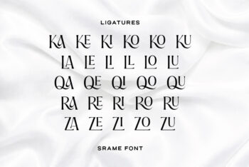 Srame - Modern Stylish Serif Font