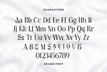 Srame - Modern Stylish Serif Font