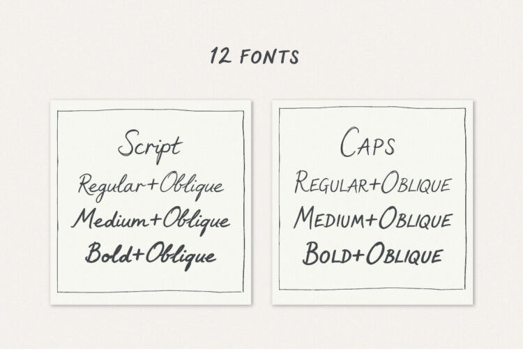 Sweet Friday Thing - Natural Handwritten Pencil Font