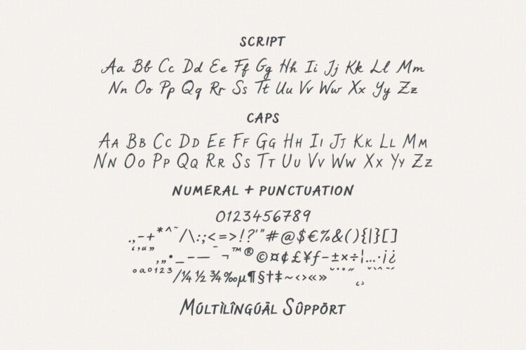 Sweet Friday Thing - Natural Handwritten Pencil Font